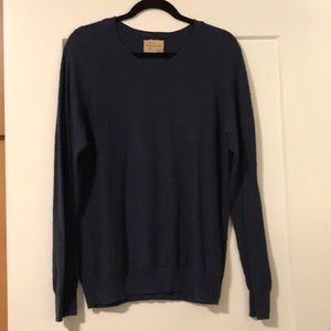 Blue V-Neck Sweater